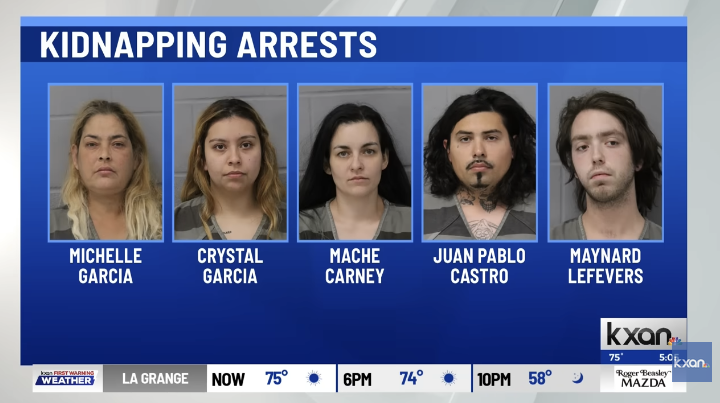 Five Roommates mugshots